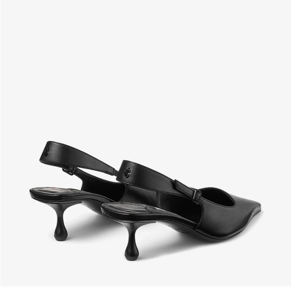 Jimmy Choo Amel 50 Nappa Sling Back Pumps - Picture 3 of 11